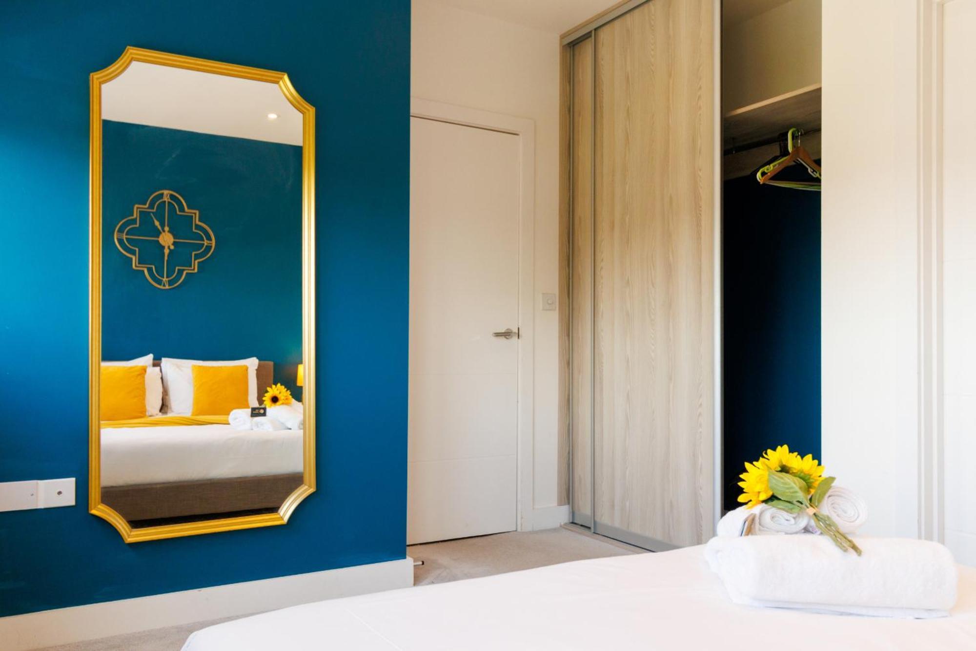 City Centre, Sleeps 7, Stunning Views & Parking, Interconnected Rooms Long Stay Work Contractor Leisure, Diamond Penthouse Cambridge Zewnętrze zdjęcie